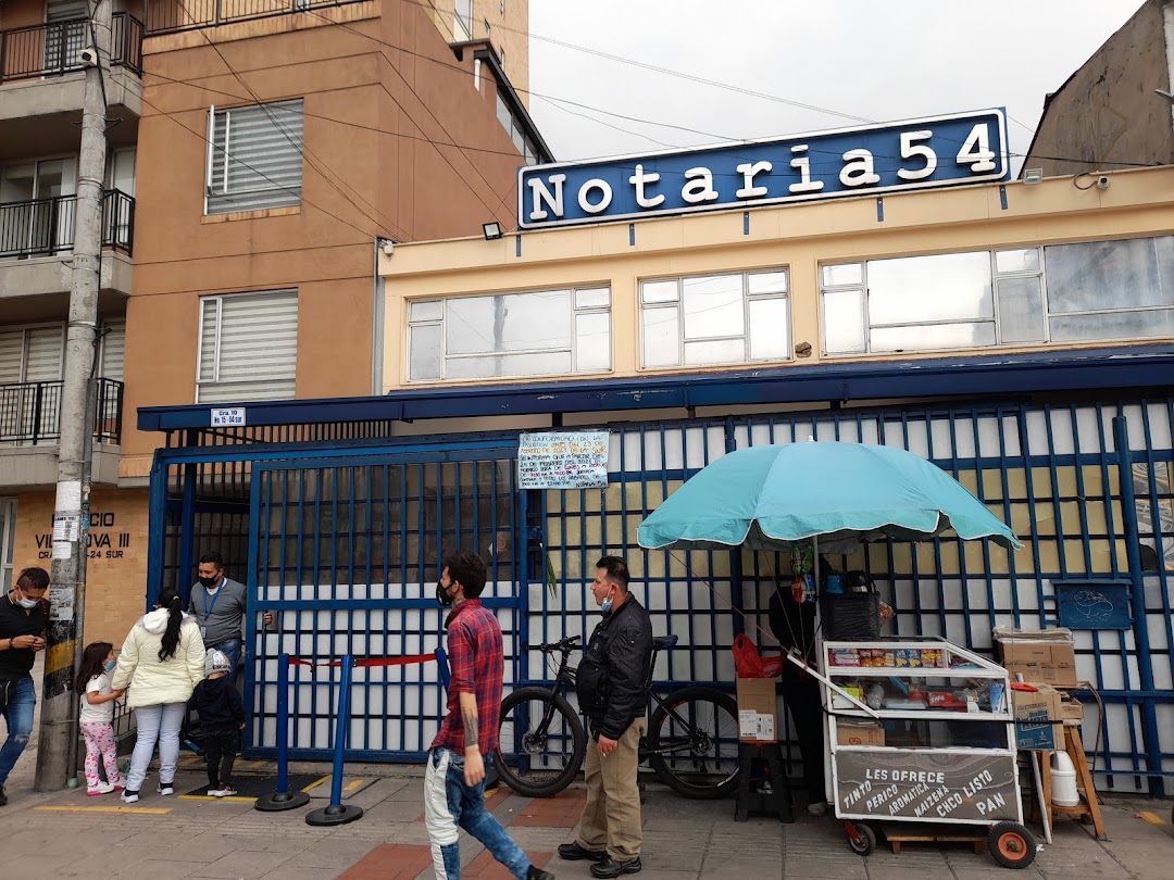 Notaría 54 Bogotá