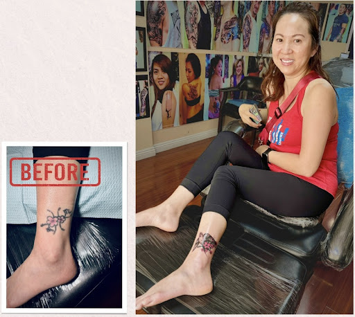 Explore granddaughter tattoo ideas, creative tattoo ideas in Garden Grove, available at Anna Hang Tattoo