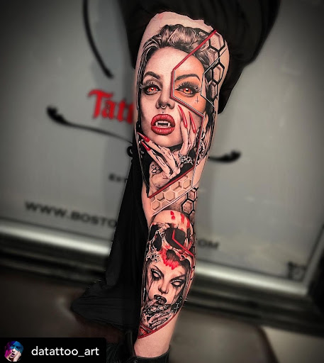 Explore fairy tattoo ideas, creative tattoo ideas in Boston, available at Boston Barber & Tattoo Co.