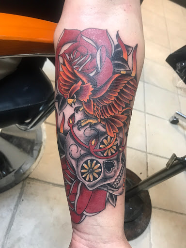 Explore baltimore orioles tattoo ideas, creative tattoo ideas in Alamogordo, available at The Poison Frog Tattoo Studio