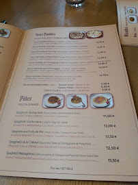 Le Petit Schlossberg à Colmar menu