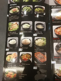 Sakura à Courbevoie menu