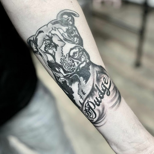 Explore mens foot tattoo ideas, creative tattoo ideas in Mastic, available at East End Tattoo of MasticShirley