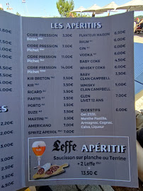 Menu / carte de Brasserie Le Cap Horn à Île-aux-Moines