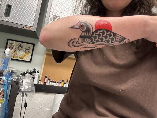 Explore baltimore orioles tattoo ideas, creative tattoo ideas in Taunton, available at Pleasure In Pain Tattoo
