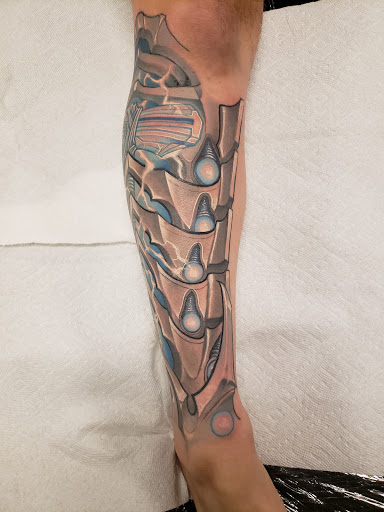 Explore blue butterfly tattoo ideas, creative tattoo ideas in Lombard, available at New Hope Tattoo