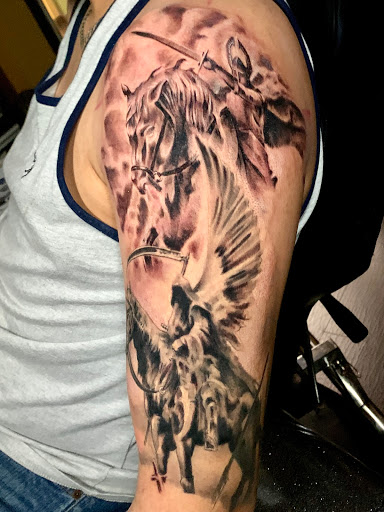 Explore cheshire cat tattoo ideas, creative tattoo ideas in Addison, available at Cat Tattoo