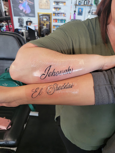 Explore chainsaw tattoo ideas, creative tattoo ideas in Kissimmee, available at Fallen Heroes Tattoo & Piercing (Florida)