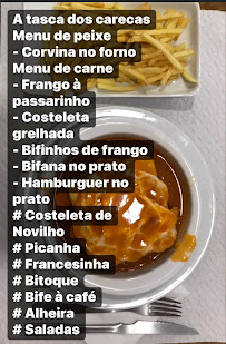 A tasca dos carecas à Torres Vedras menu
