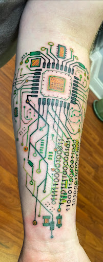 Explore cheek small bum tattoo ideas for females, creative tattoo ideas in Girard, available at Empress Tattoos FKA Treehouse Tattoo