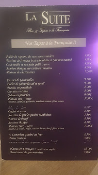 LA SUITE - Bar & Brasserie , Tapas à la Française Béziers à Béziers carte