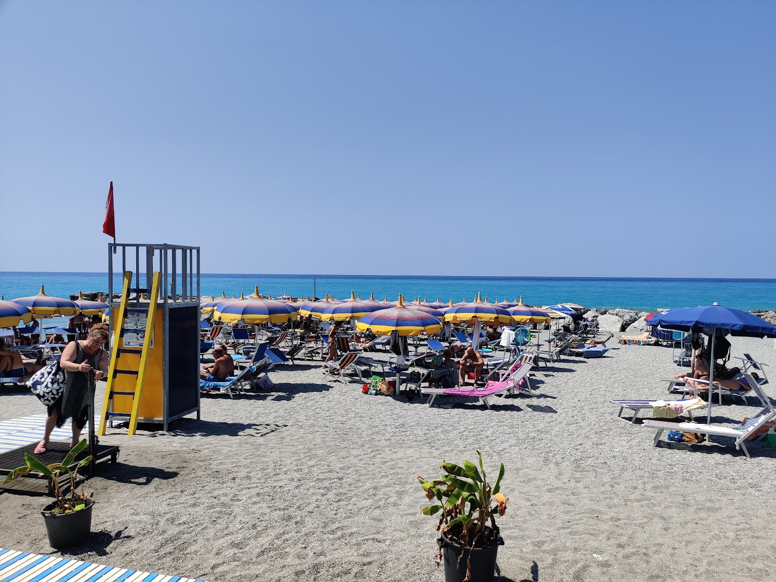 Foto af Spiaggia Coreca med lige kyst