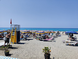 Foto von Spiaggia Coreca mit gerader strand