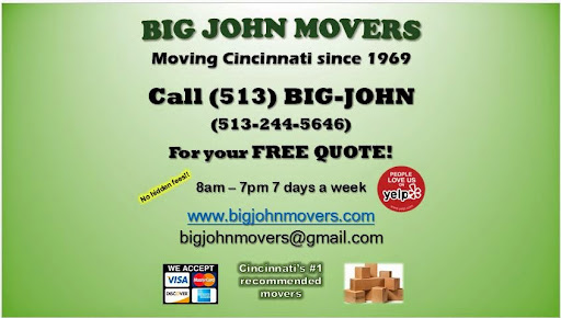 Moving Company «Big John Movers», reviews and photos, 3111 W 8th St, Cincinnati, OH 45205, USA