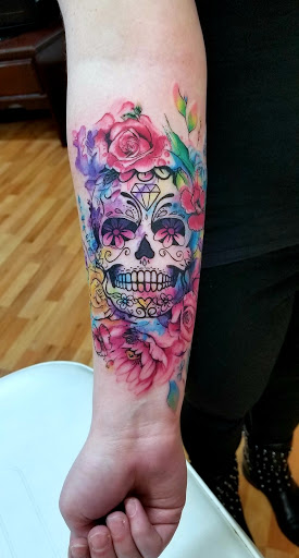 Explore asian sleeve tattoo ideas, creative tattoo ideas in Benton, available at Spectrum Tattoo