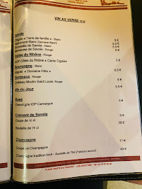 Restaurant L'iceberg à Bourg-Saint-Maurice (le menu)
