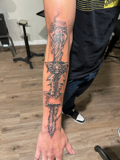 Explore dracula tattoo ideas, creative tattoo ideas in Elko, available at Freedom Tattoo