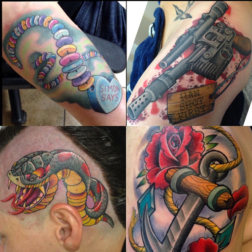 Explore full sleeve tattoo ideas for women, creative tattoo ideas in West Palm Beach, available at Ink Link Tattoos & Piercings