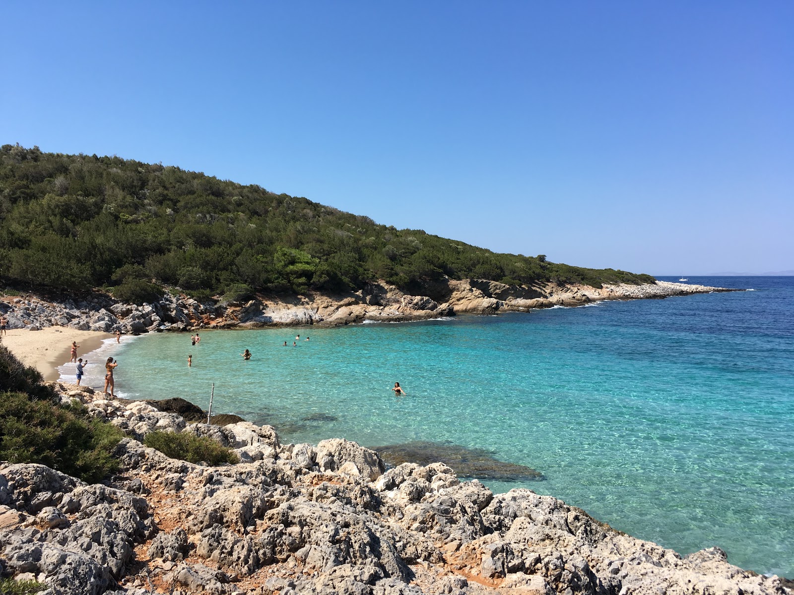 Foto von Samiopoula Beach befindet sich in natürlicher umgebung