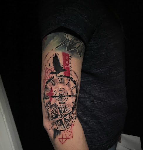 Explore astronomy tattoo ideas, creative tattoo ideas in San Diego, available at High Class Tattoo SD