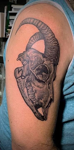 Explore leg piece tattoo ideas, creative tattoo ideas in Batavia, available at High Voltage Tattoo & Piercing
