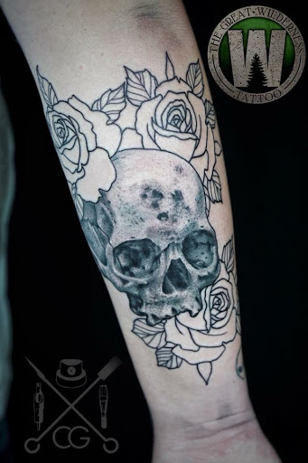 Explore marine life tattoo ideas, creative tattoo ideas in Warrior, available at The Great Wilderness Tattoo