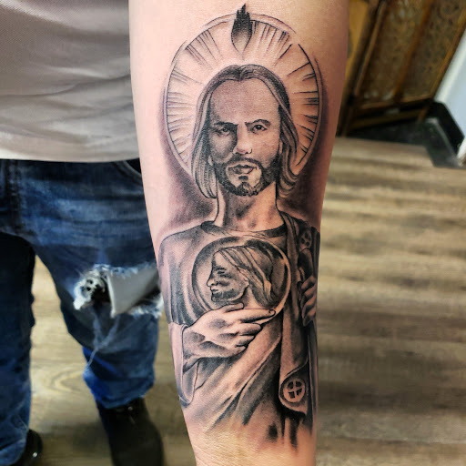 Explore half sleeve tattoo ideas male, creative tattoo ideas in Salt Lake City, available at State Street Tattoo Co. of Utah