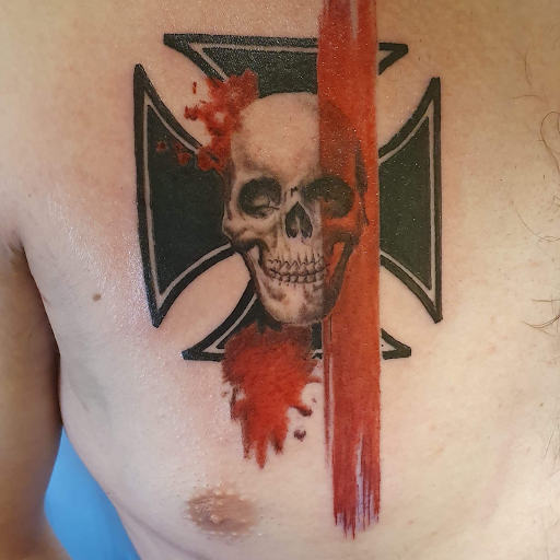 Explore family silhouette tattoo ideas, creative tattoo ideas in Warner Robins, available at Untold Pain Tattoo Studio