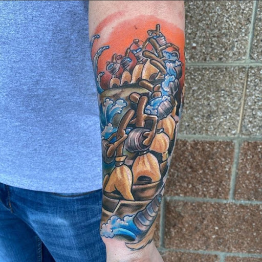 Explore dragonfly tattoo ideas for females, creative tattoo ideas in Bend, available at Monolith Tattoo Studio