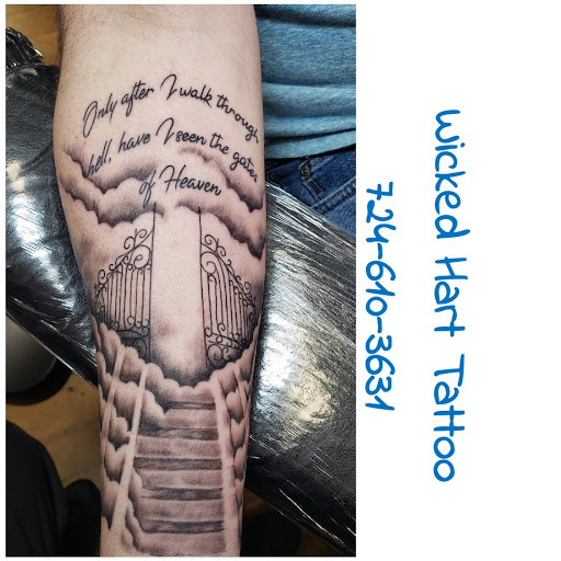 Explore tattoo arm ideas, creative tattoo ideas in Latrobe, available at Wicked Hart Tattoo
