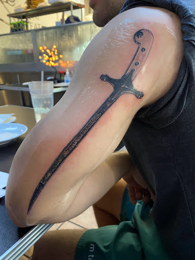 Explore father daughter tattoo ideas, creative tattoo ideas in Yucca Valley, available at Strata Tattoo Lab LLC