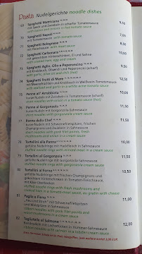 Trattoria Il Gusto Italiano Pizzeria à Berlin carte