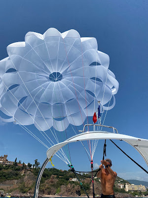 Parachute ascensionnel | Juan-les-pins | Antibes | Ponton du Garden beach à Mandelieu-la-Napoule
