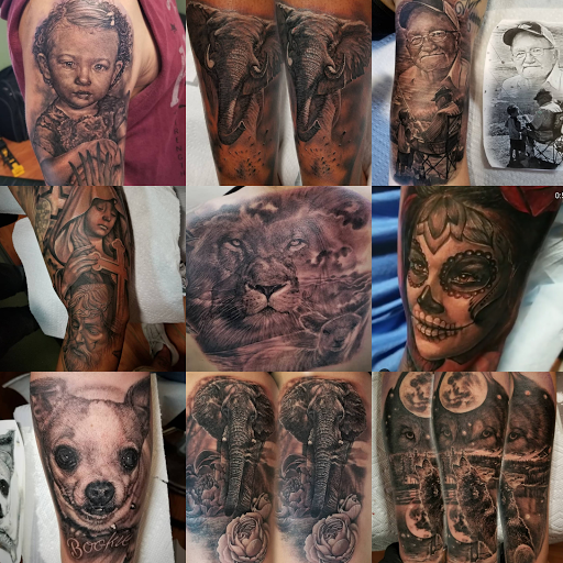 Explore moon tattoo ideas for men, creative tattoo ideas in Pueblo, available at Spellbound Electric Tattoos