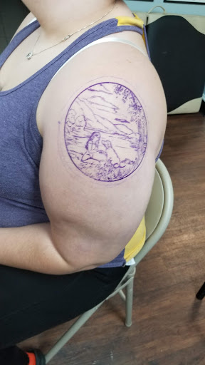 Explore felix the cat tattoo ideas, creative tattoo ideas in Greenville, available at Great Wolf Tattoo