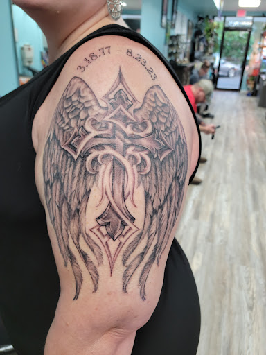 Explore back tattoo cover up ideas, creative tattoo ideas in Ocala, available at The Tattoo Gallery of Ocala LLC