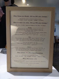 Menu / carte de Restaurant La Croix Blanche à Saint-Brieuc