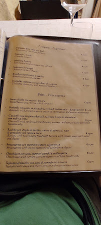 Osteria Pico à Matera menu