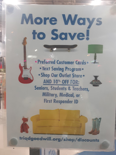 Thrift Store «Triad Goodwill Store & Donation Center», reviews and photos