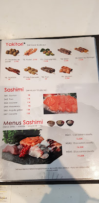 Restaurant de sushis Jimida à Brest - menu / carte