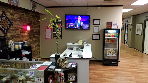 Explore husband and wife matching tattoo ideas, creative tattoo ideas in Benton, available at Relics Tattoo Studio