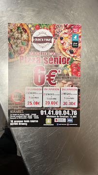 Pizzeria Crock Tout pizza à Drancy (le menu)