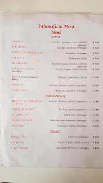 Sandwicherie Paninoteca Antica Filanda à Roccalumera - menu / carte