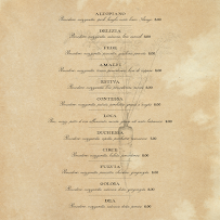 Menu / carte de Ser Pizza à Marostica