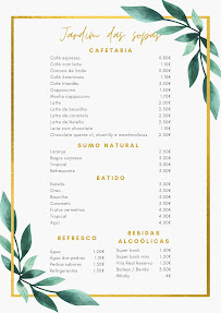 Menu / carte de Jardim Das Sopas à Vila Pouca de Aguiar