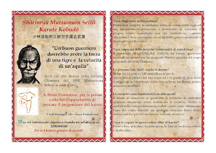 Scuola di Matsumura Seitō Karate e Kobudo - Shuri no me - Arti Marziali Viale L.Ariosto, 206, 50019 Sesto Fiorentino FI, Italia