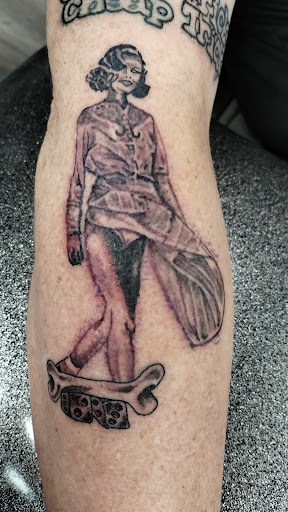 Explore bear tattoos ideas, creative tattoo ideas in Brodhead, available at Sinnin Skinn InkWorks