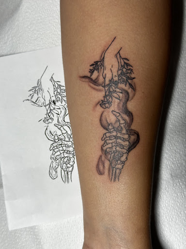 Explore father tattoo ideas, creative tattoo ideas in Merrillville, available at Sacred Moon Private Tattoo Studio