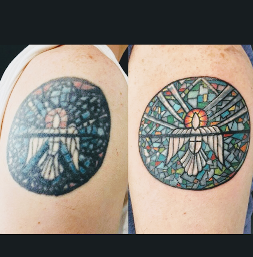 Explore handwritten tattoo ideas, creative tattoo ideas in Scarsdale, available at Damm Nice Tattoo & Body Art