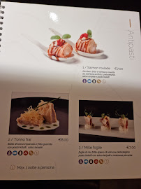 Restaurant Yoru Sushi à Sarzana (le menu)
